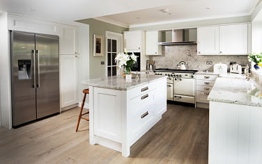 A high-end extension project adding additional living space and bedrooms while enhancing the architectural style of the property.